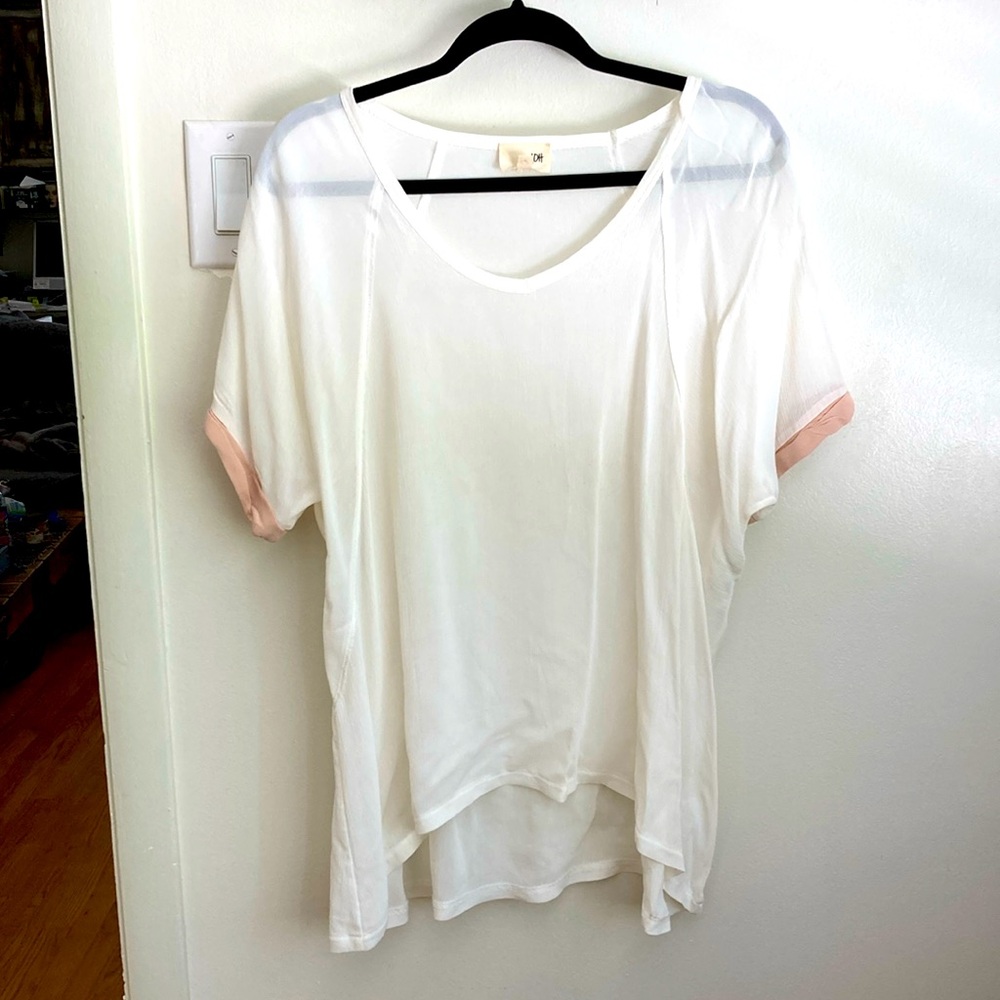 Joh oversized see through top